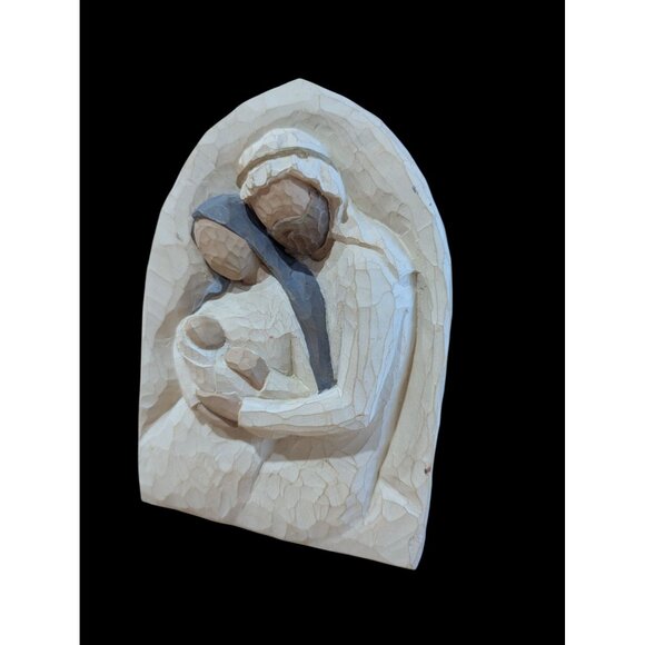 Vintage Willow Tree The Holy Family 'A Child is Born' Plaque - Picture 2 of 4
